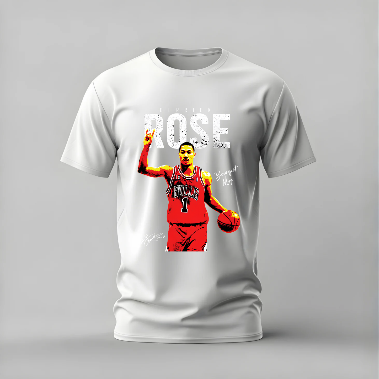DERRICK ROSE Youngest MVP Graphic T-Shirt