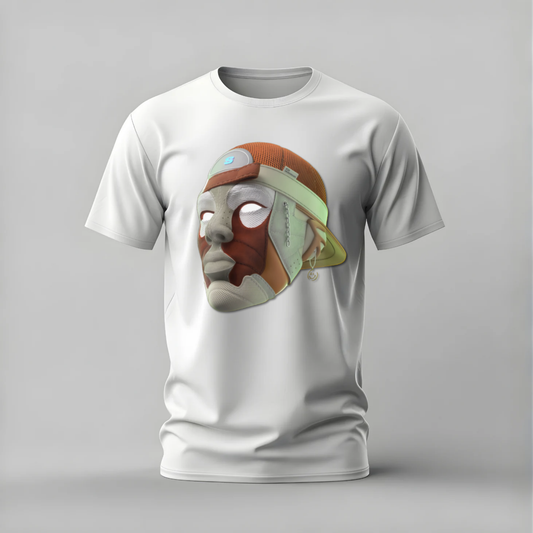 3D Sneaker Head Streetwear Art T-Shirt