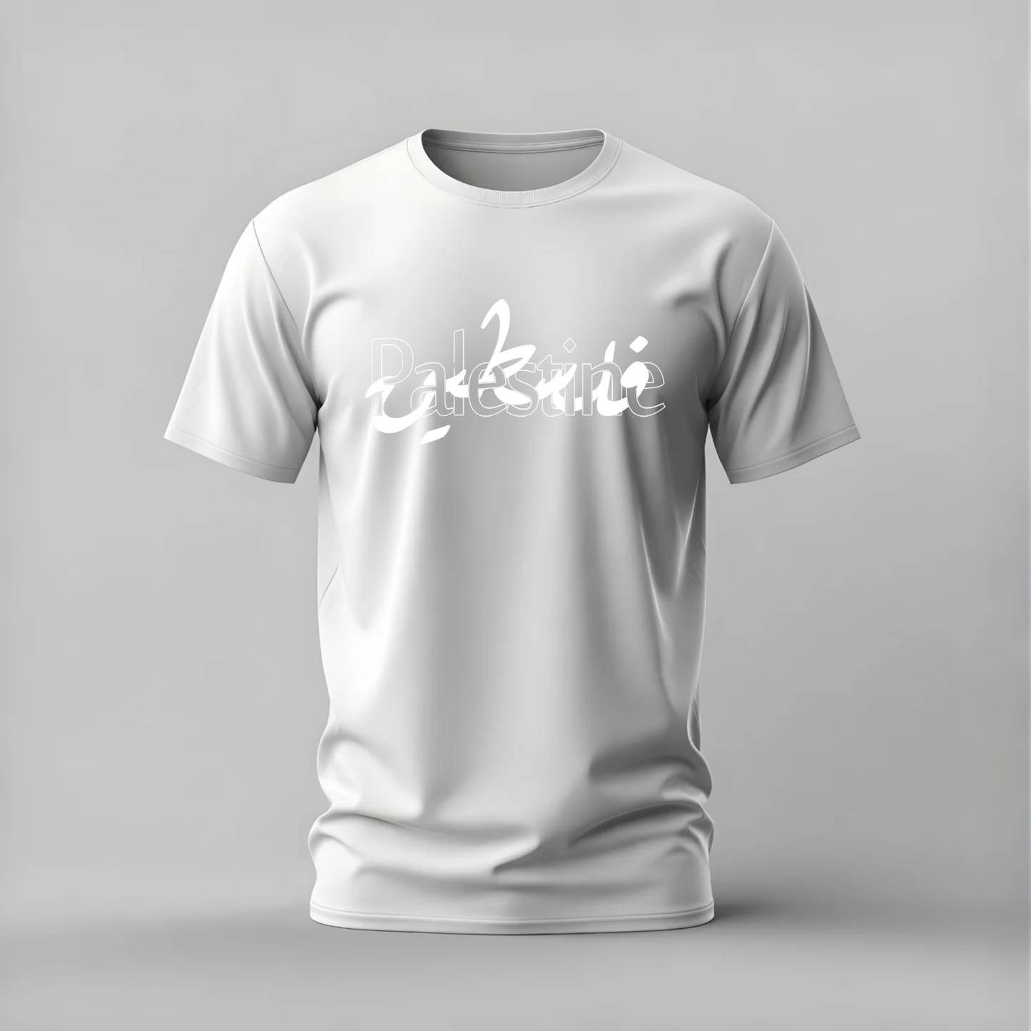 PALESTINE Arabic Calligraphy Graphic T-Shirt