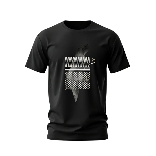 PALESTINE MAP Symbolic Graphic T-Shirt
