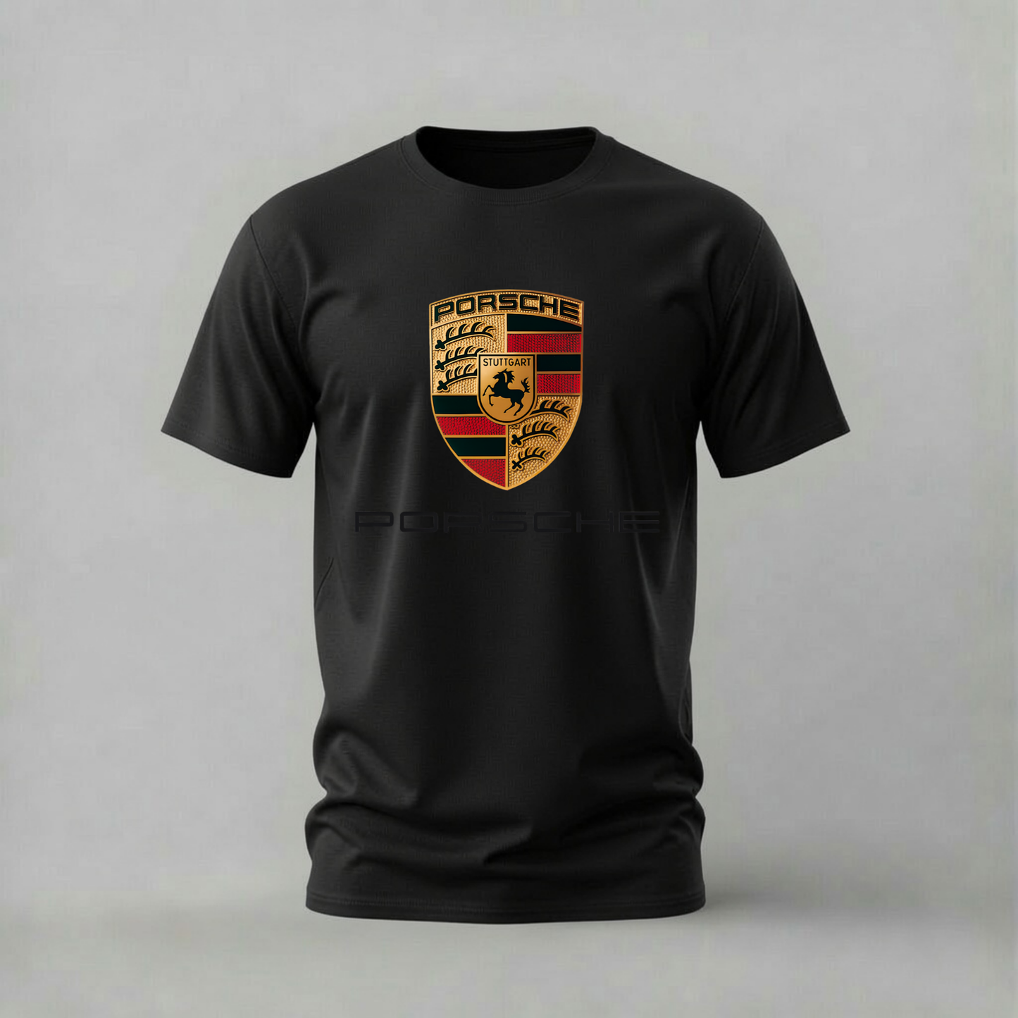 PORSCHE Crest Logo Graphic T-Shirt
