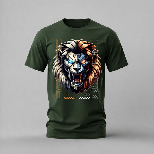 CYBER LION Graphic T-Shirt
