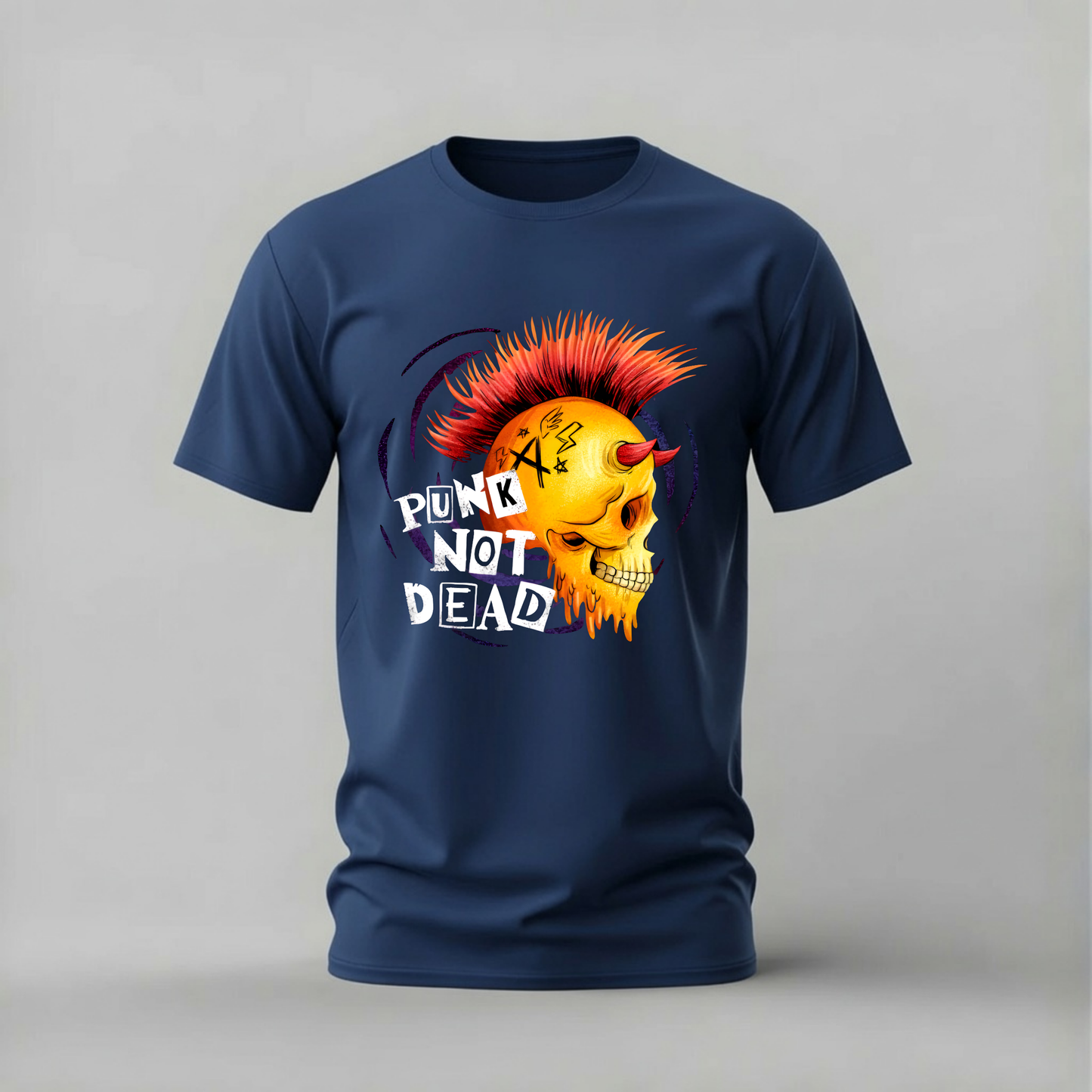 PUNK NOT DEAD Skull Graphic T-Shirt