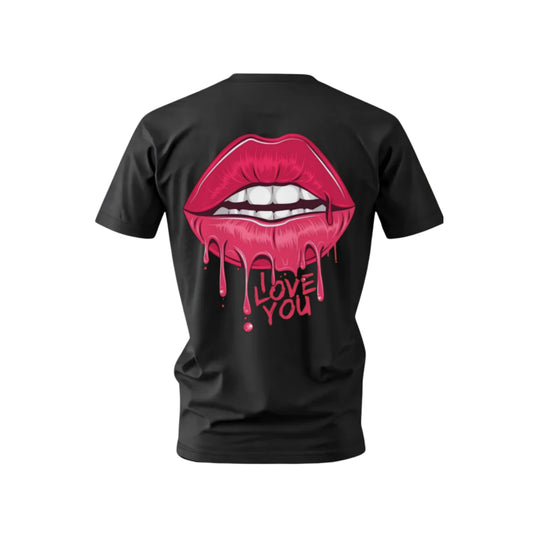 Dripping Lips I Love You Pop Art T-Shirt