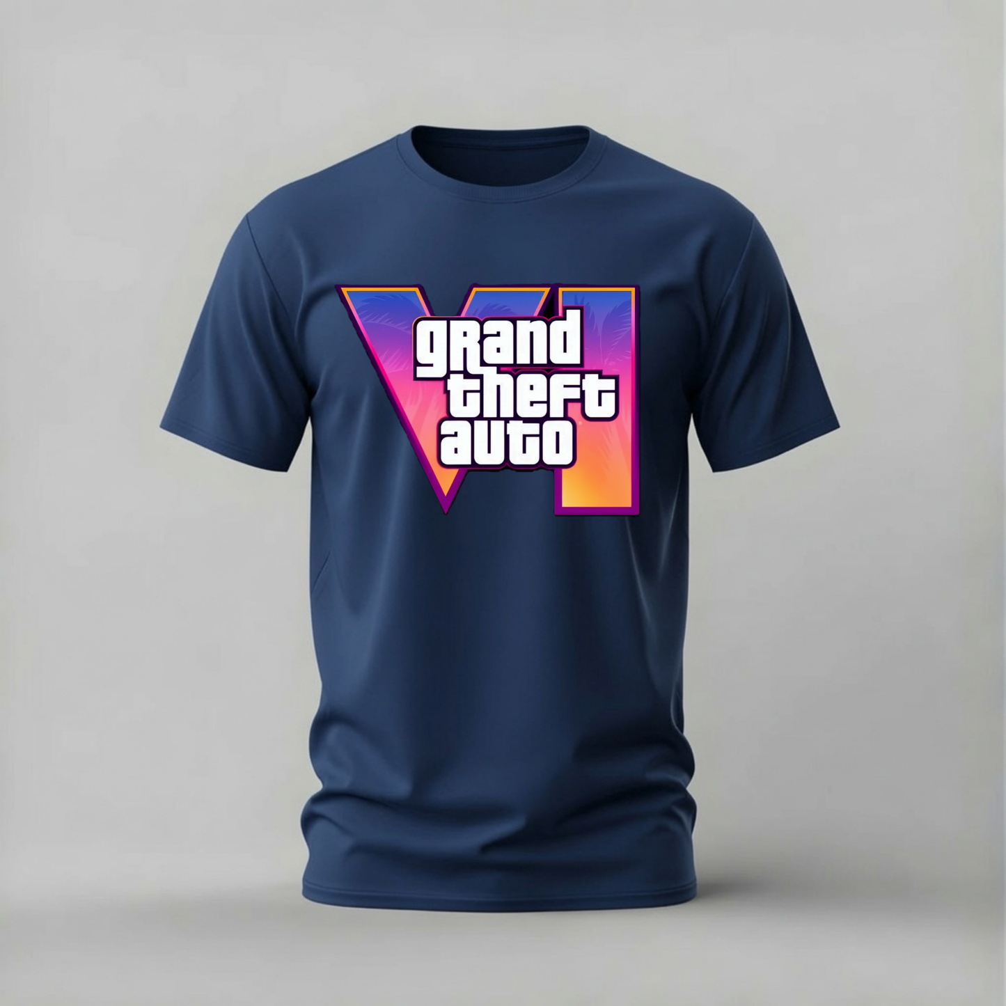 GRAND THEFT AUTO VI Logo Graphic T-Shirt