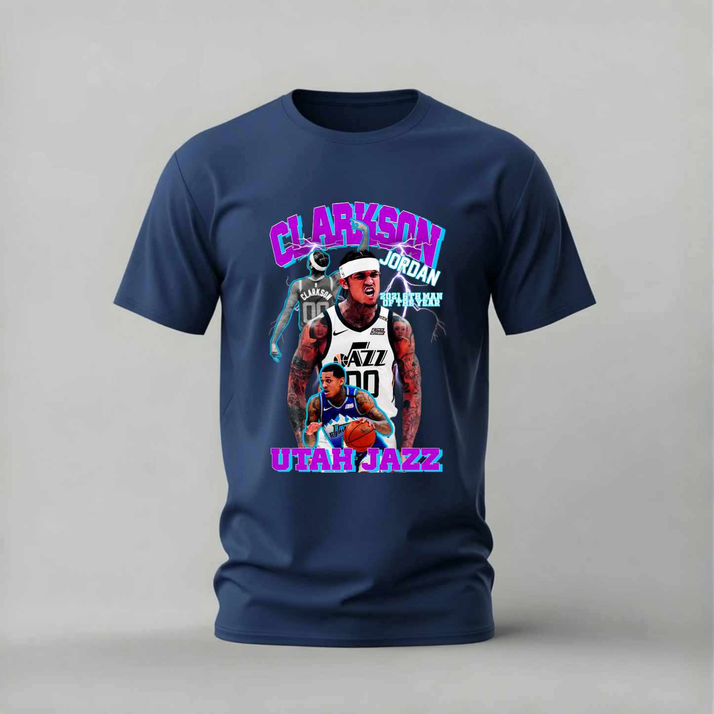JORDAN CLARKSON Utah Jazz Graphic T-Shirt