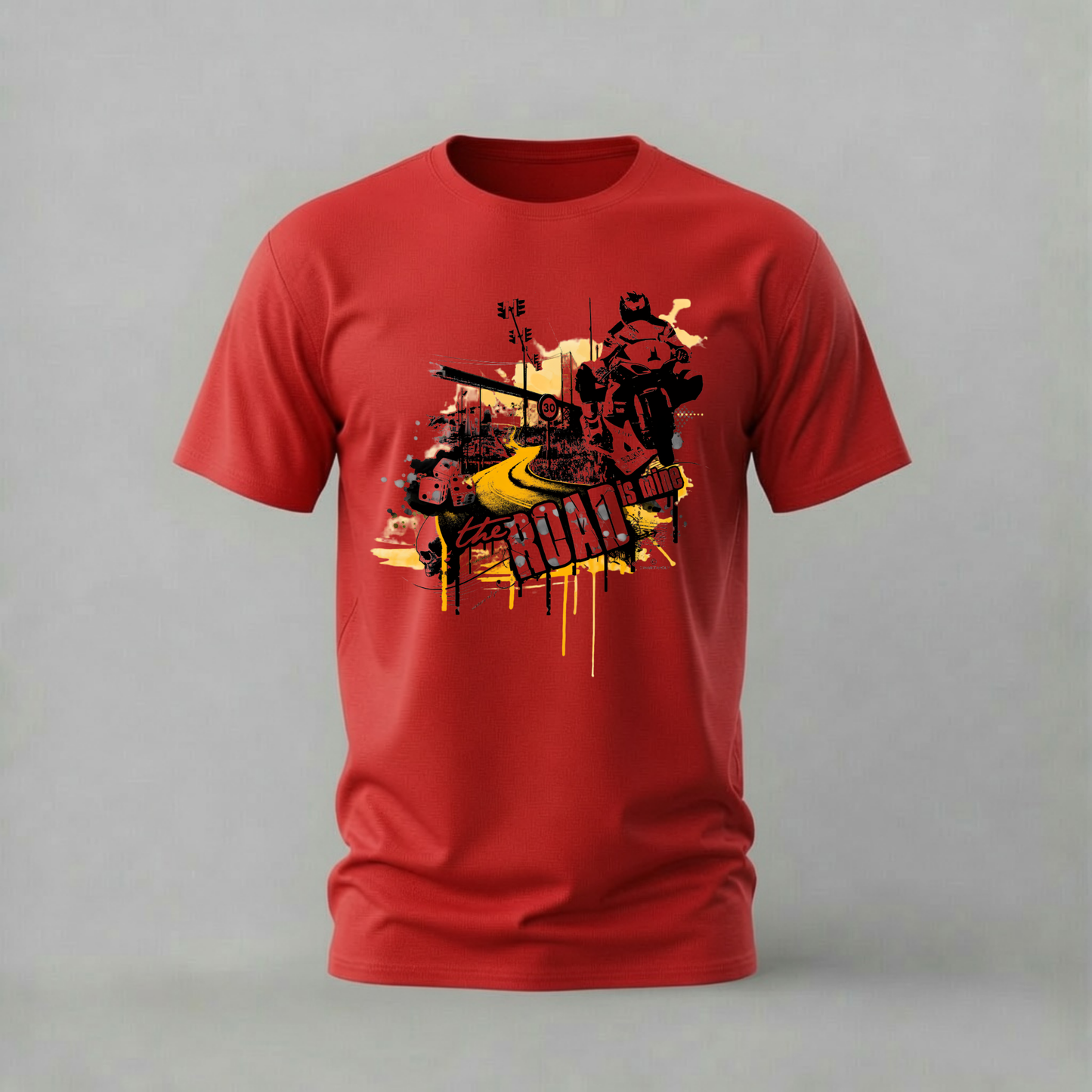 THE ROAD IS MINE Graphic T-Shirt