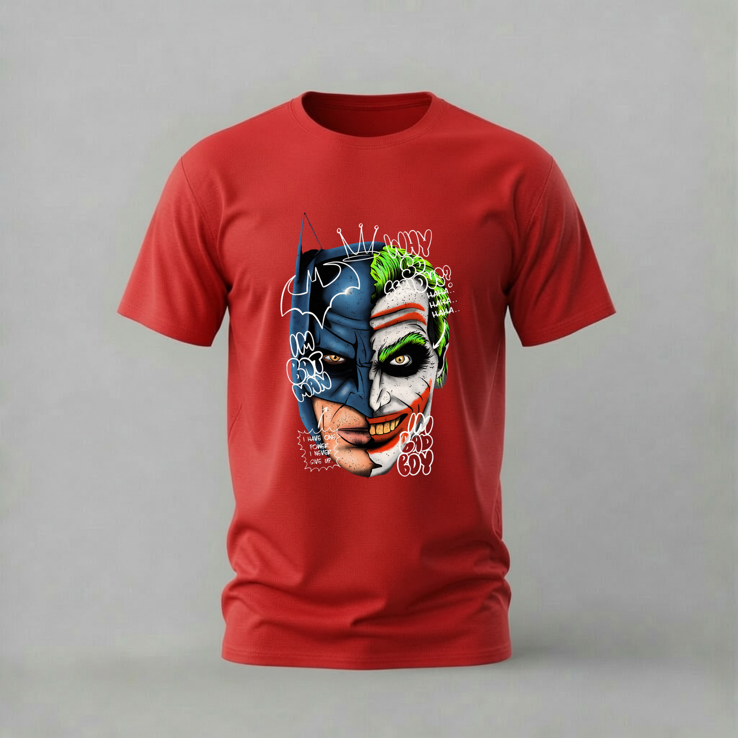 BATMAN JOKER Split Graphic T-Shirt