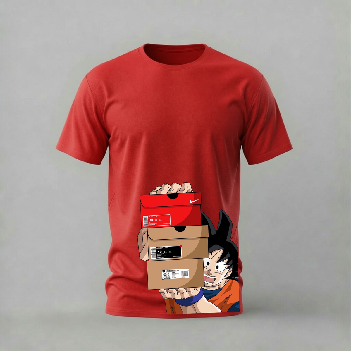 GOKU YEEZY BOXES Graphic T-Shirt