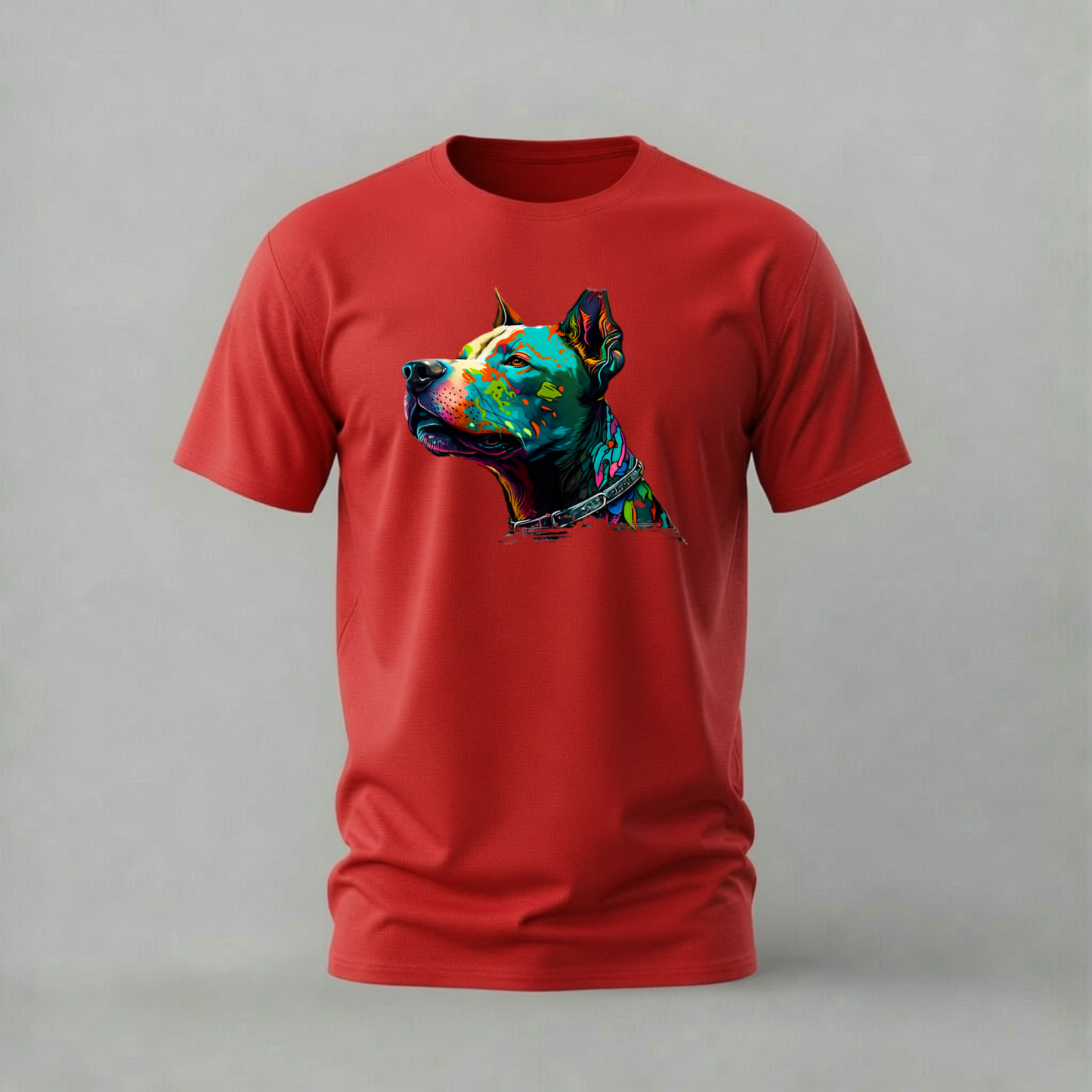 COLORFUL PAINTED DOG Graphic T-Shirt