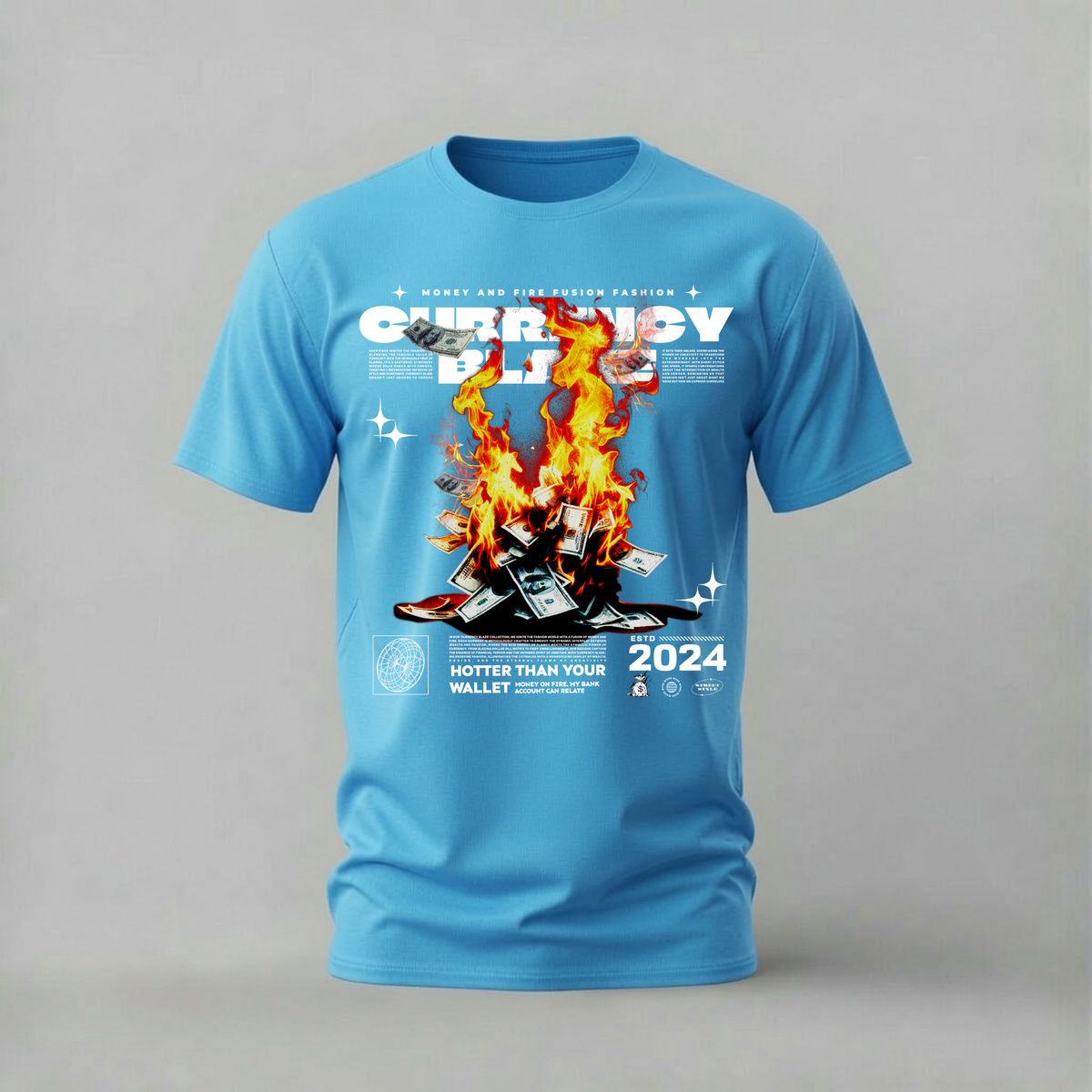 CURRENCY BLAZE Graphic T-Shirt