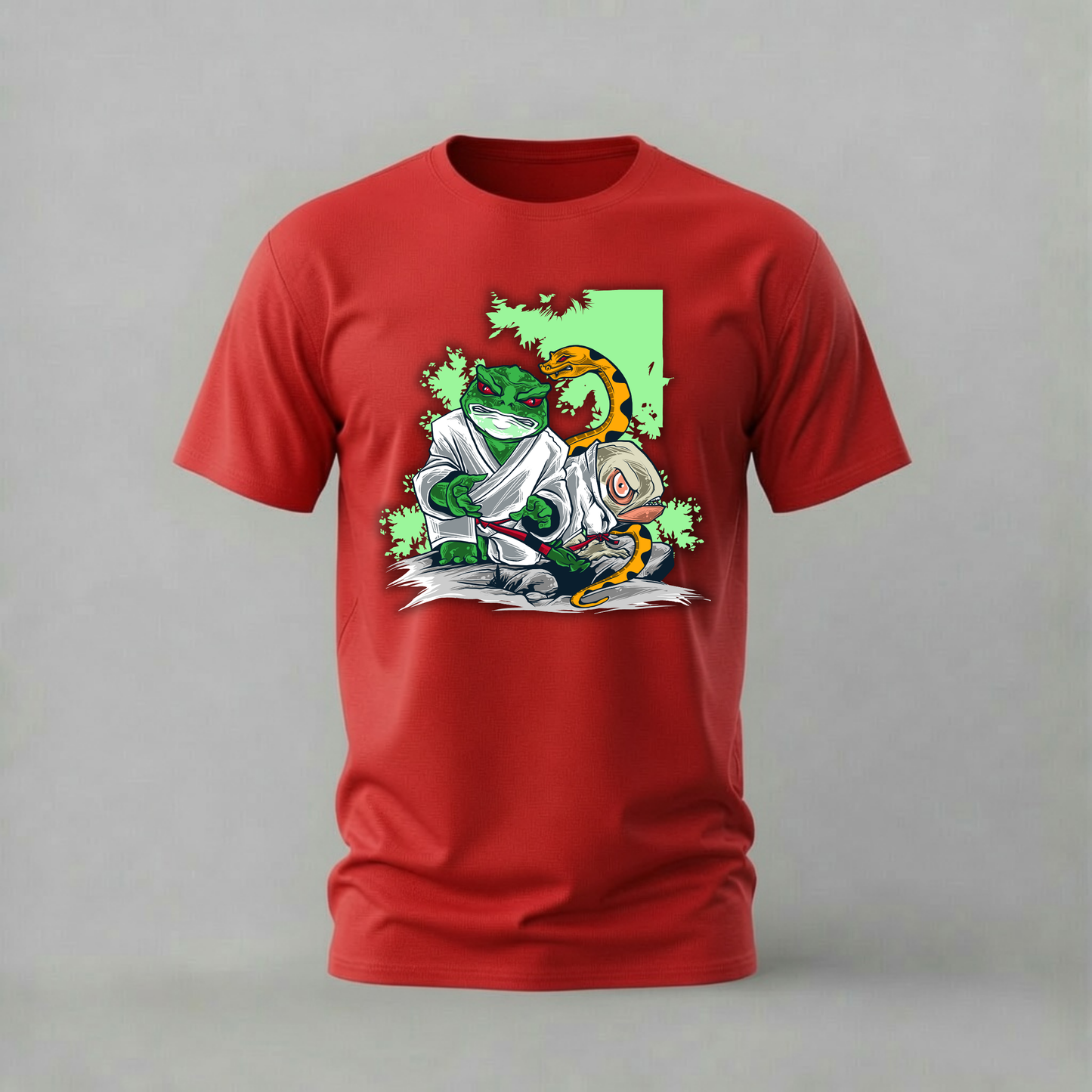 MARTIAL ARTS LIZARD Graphic T-Shirt