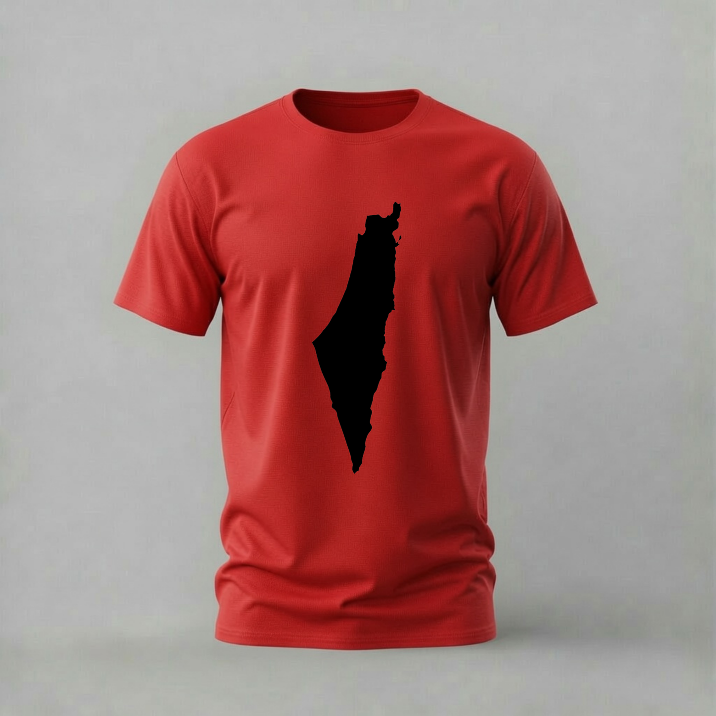 PALESTINE Filled Map Graphic T-Shirt