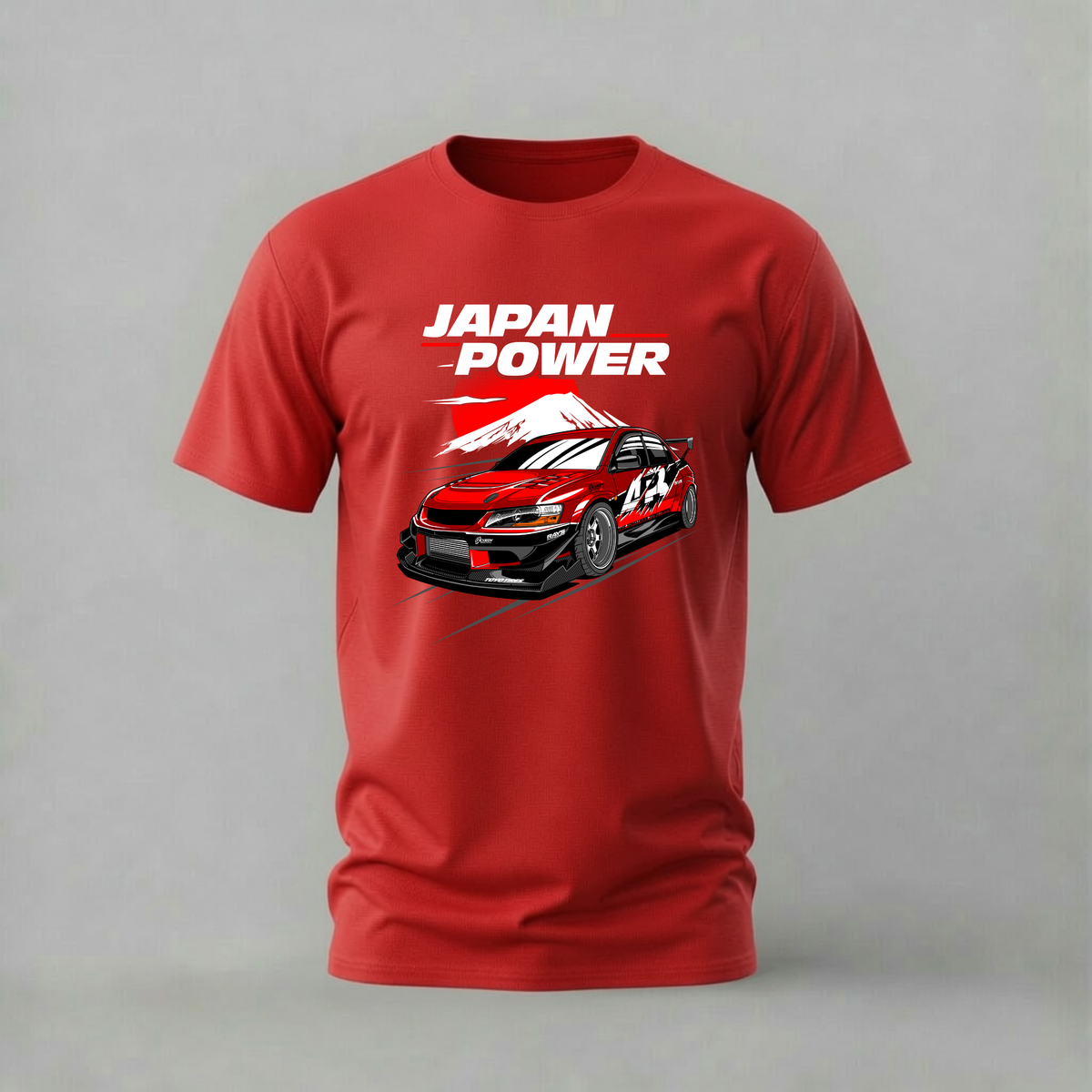 RED MITSUBISHI EVO Graphic T-Shirt