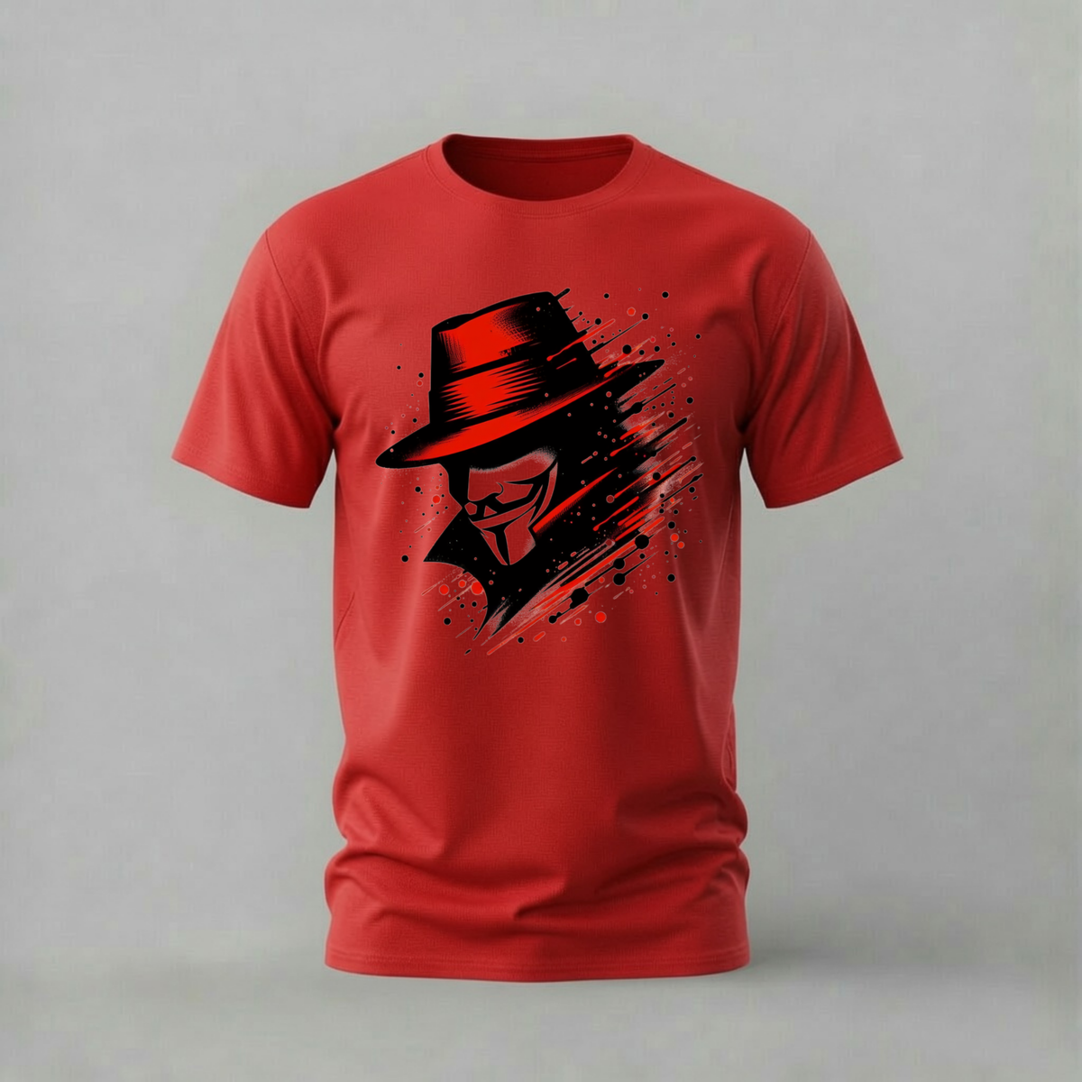 ANONYMOUS RED HAT Graphic T-Shirt