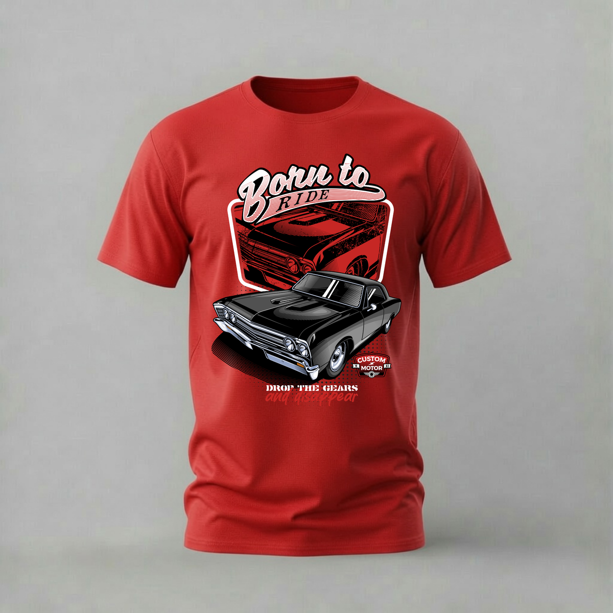 BORN TO RIDE CLASSIC Graphic T-Shirt