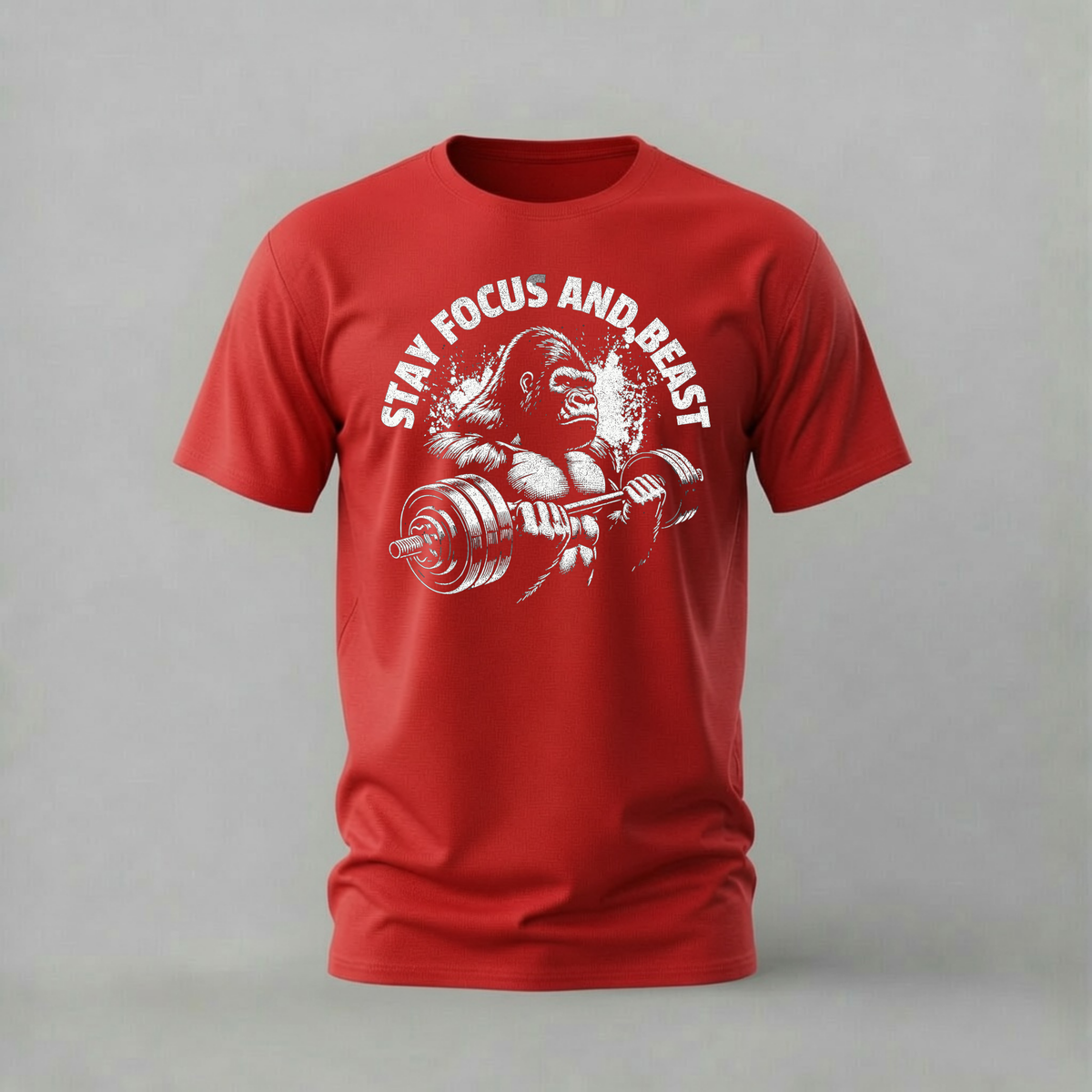 STAY FOCUS AND BEAST Graphic T-Shirt