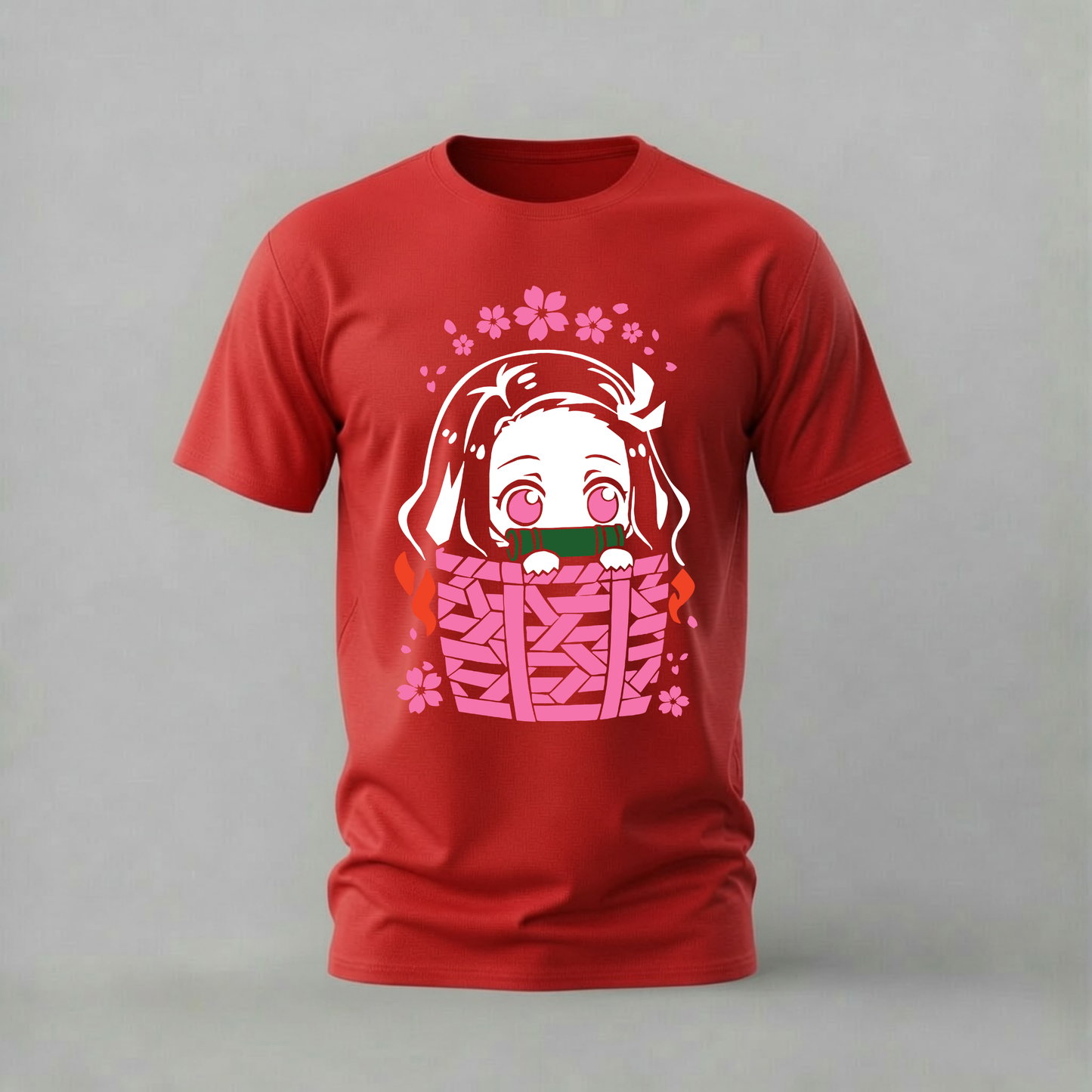 CHIBI NEZUKO Basket Graphic T-Shirt