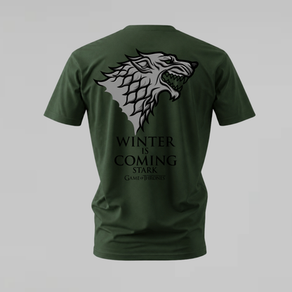 WINTER IS COMING Direwolf Graphic T-Shirt