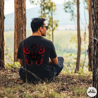 Inferno Scorpion Tribal Flame T-Shirt