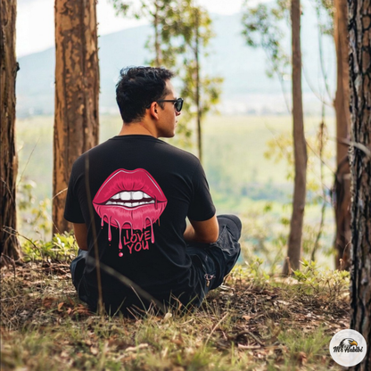 Dripping Lips I Love You Pop Art T-Shirt