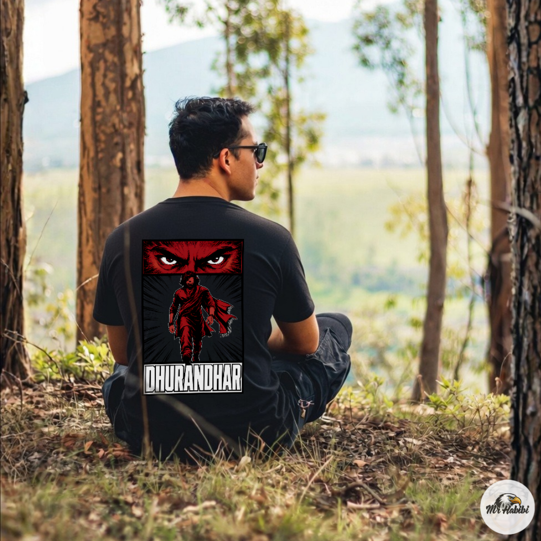 Dhurandhar Rage Manga Warrior T-Shirt