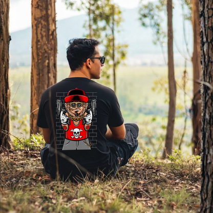 Street Gangsta Skull T-Shirt