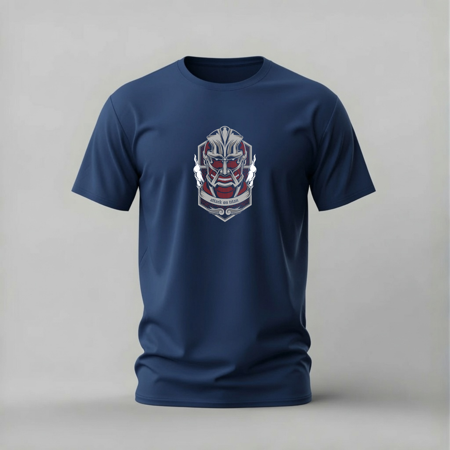 ATTACK ON TITAN Armored Face Graphic T-Shirt