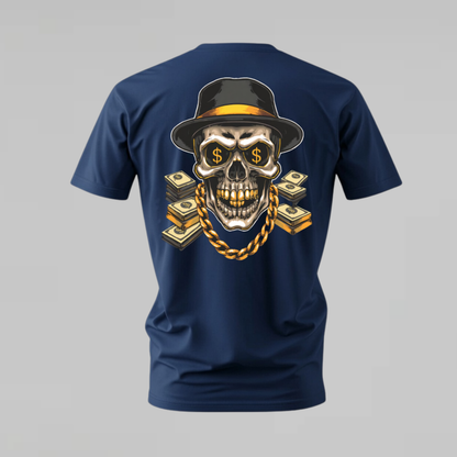 MONEY SKULL Graphic T-Shirt