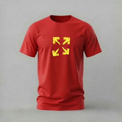 OFF-WHITE Cheese Arrows Graphic T-Shirt