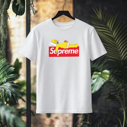HOMER SIMPSON Supreme Box Graphic T-Shirt