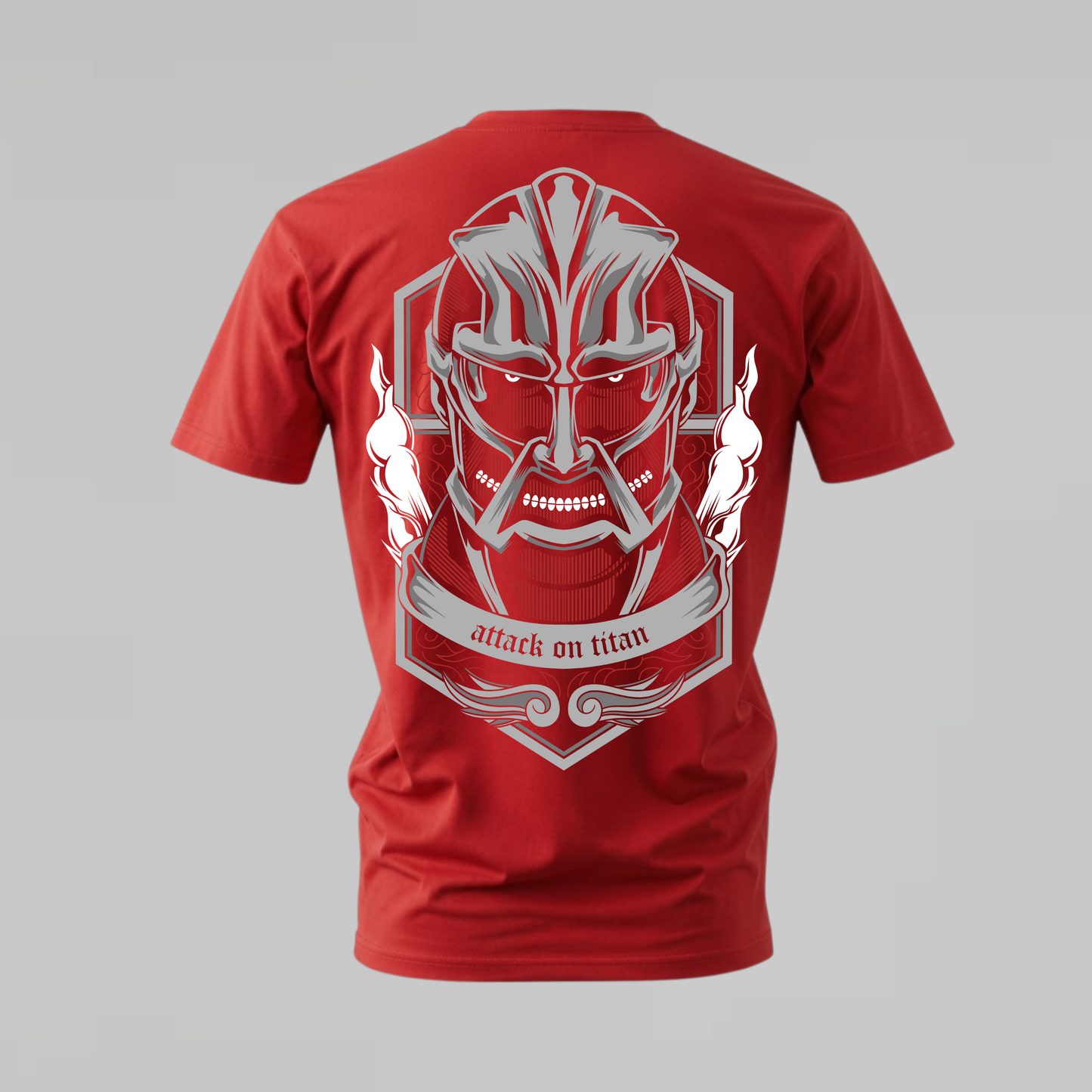 ATTACK ON TITAN Armored Face Graphic T-Shirt