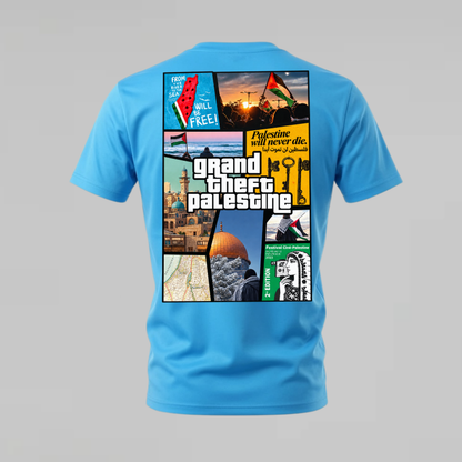 GRAND THEFT PALESTINE Graphic T-Shirt
