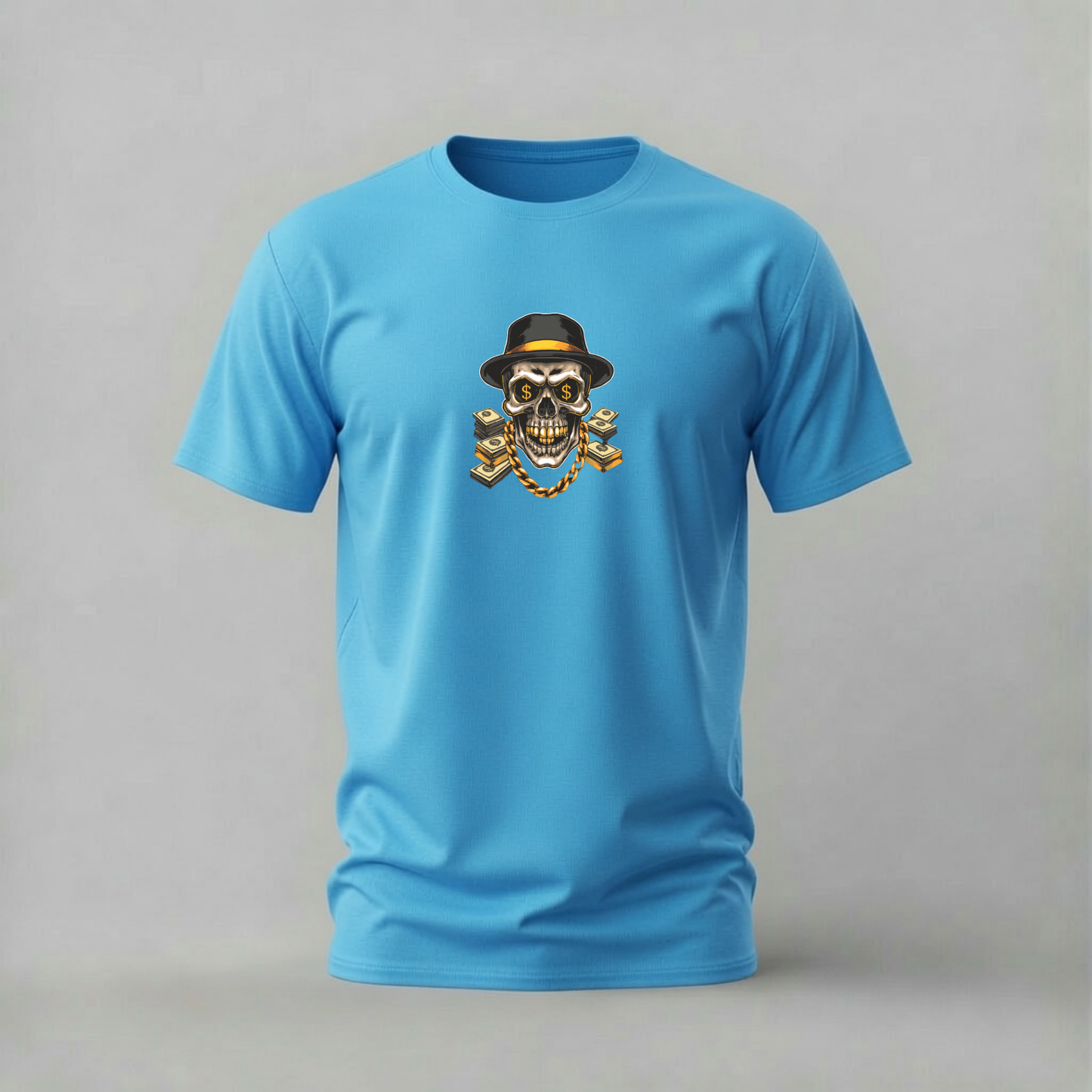 MONEY SKULL Graphic T-Shirt