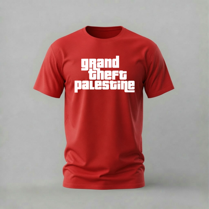 GRAND THEFT PALESTINE Graphic T-Shirt