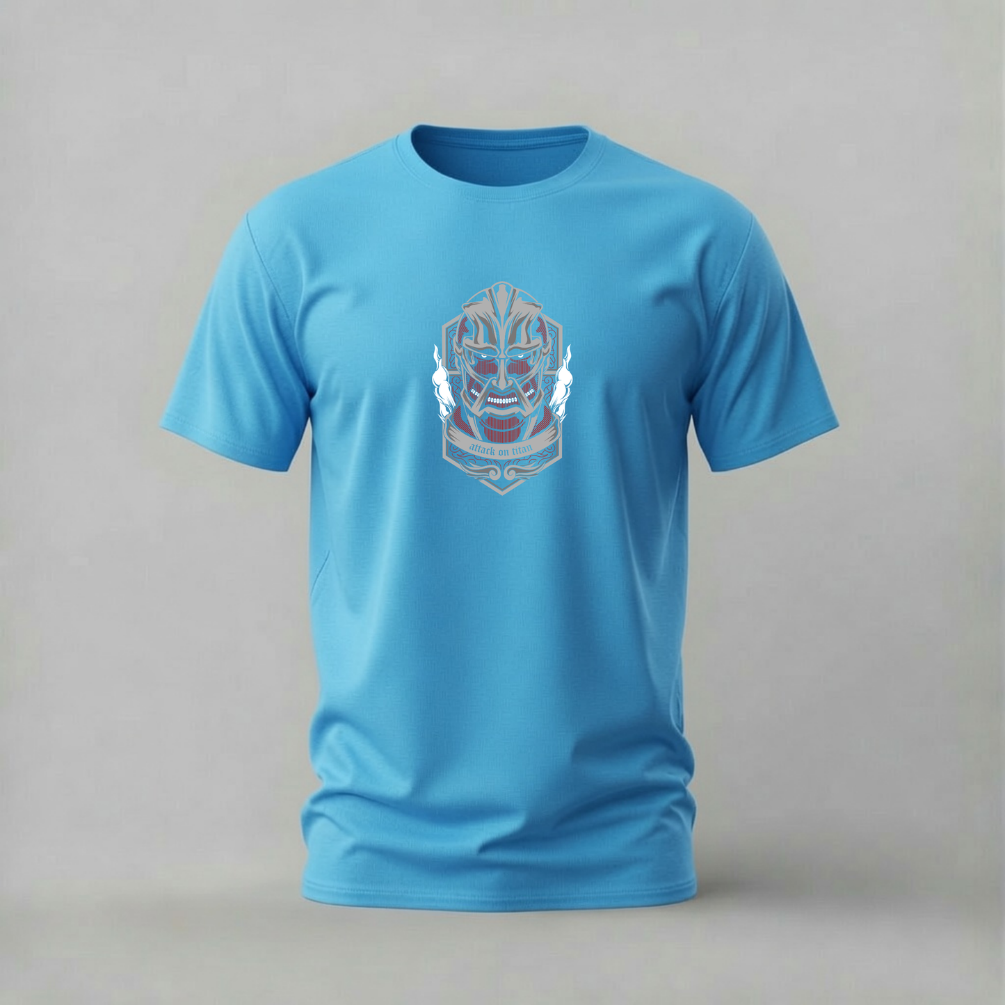 ATTACK ON TITAN Armored Face Graphic T-Shirt