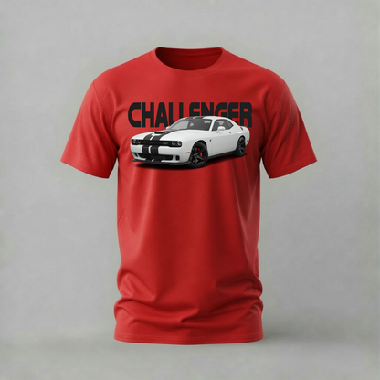 DODGE CHALLENGER WHITE Graphic T-Shirt
