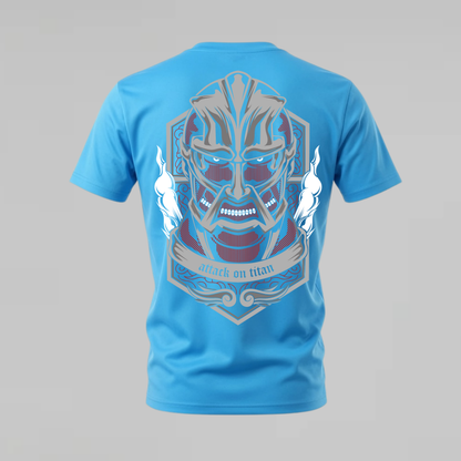 ATTACK ON TITAN Armored Face Graphic T-Shirt