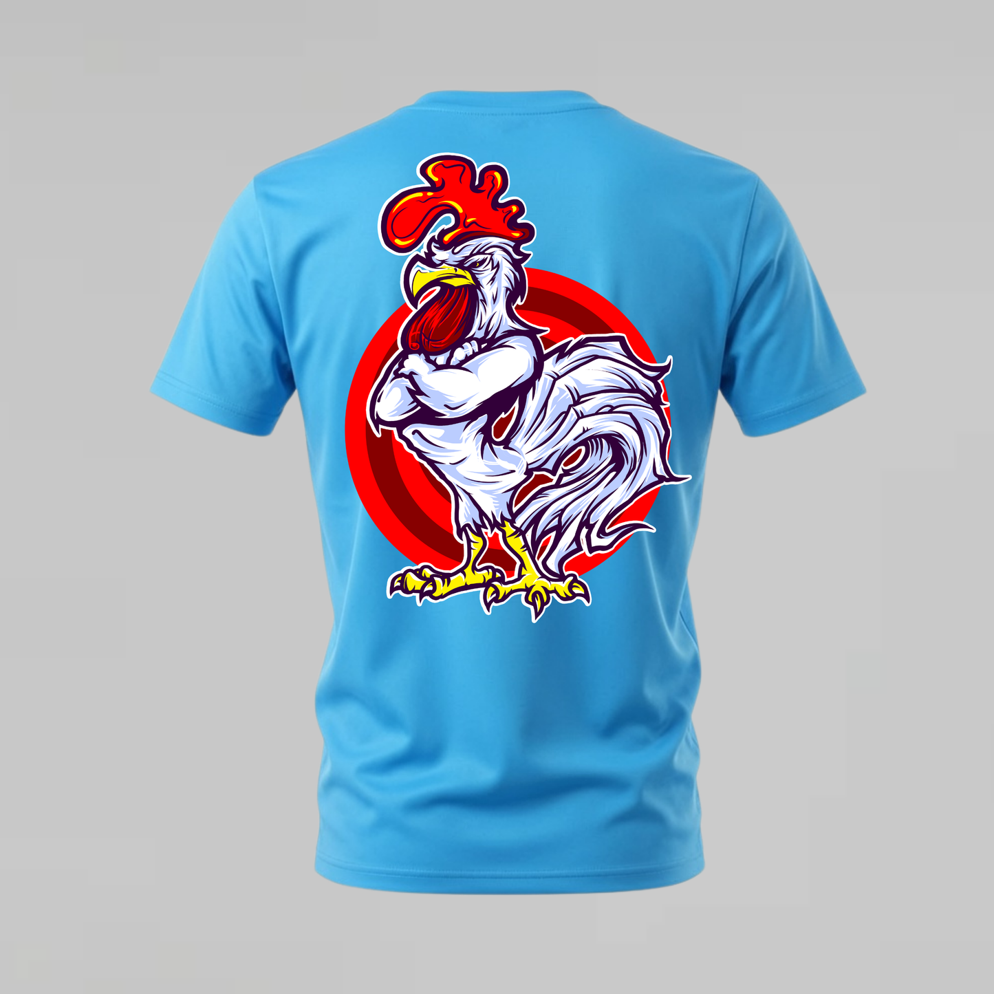 MUSCULAR ROOSTER Graphic T-Shirt