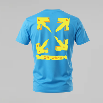 OFF-WHITE Cheese Arrows Graphic T-Shirt