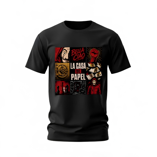 La Casa De Papel Bella Ciao Graphic T-Shirt