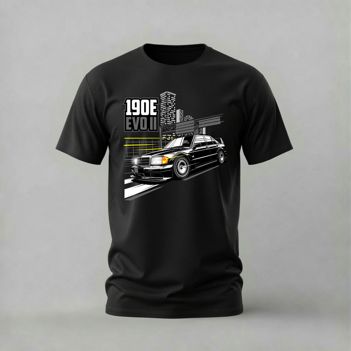 190e evo ii tshirt; mercedes racing shirt; 190e graphic tee; dtm car tshirt; unisex car tee; men cotton tshirt; half sleeve printed tshirt; car merch; casual wear