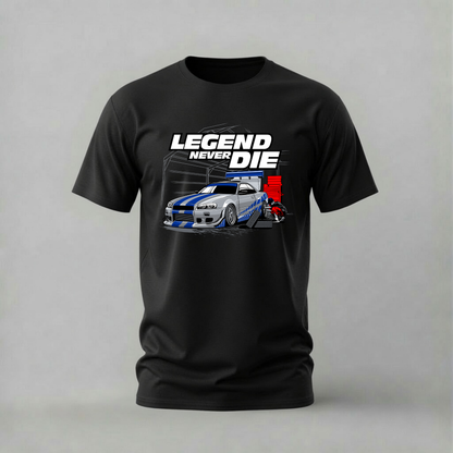 LEGEND NEVER DIE Graphic T-Shirt