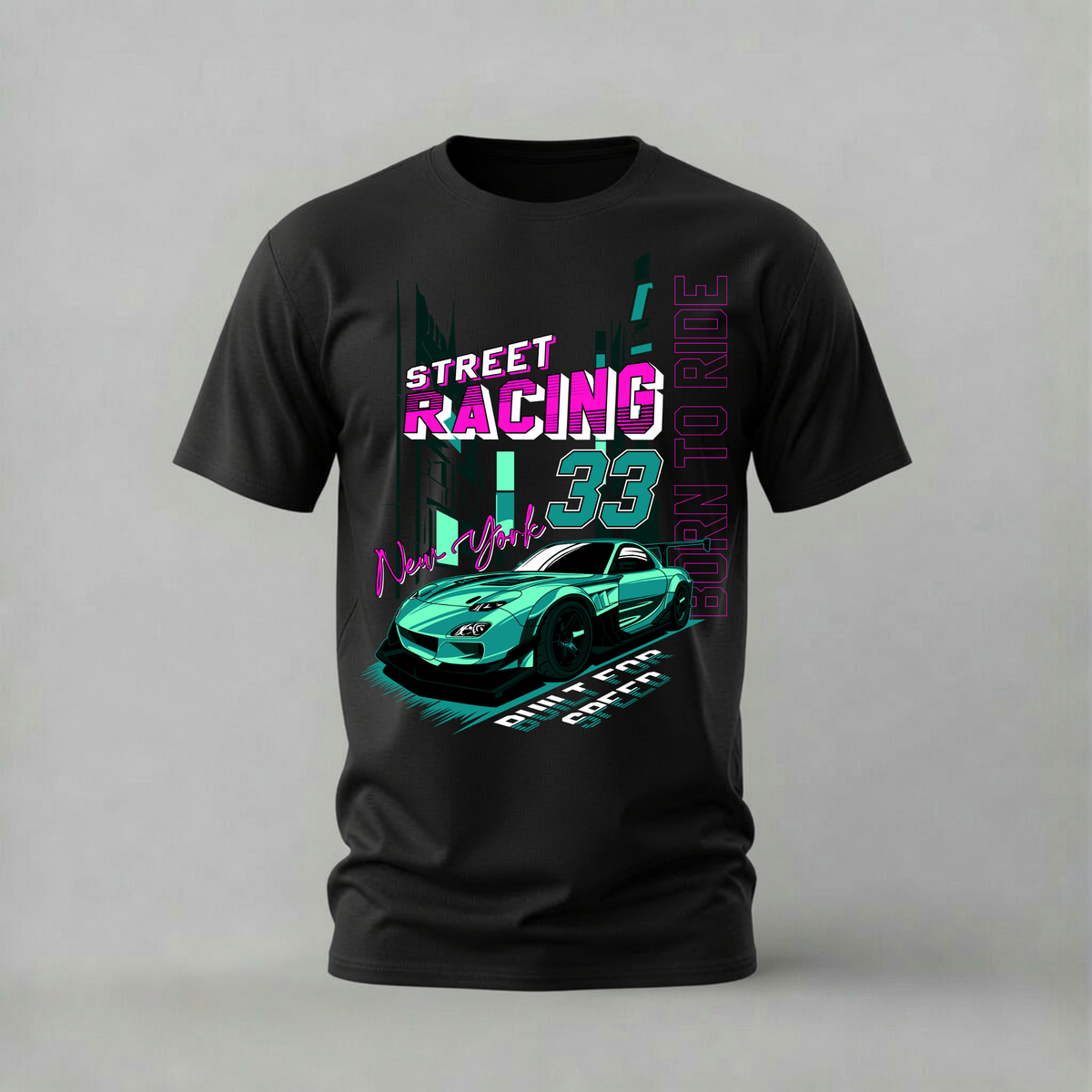 STREET RACING 33 Graphic T-Shirt