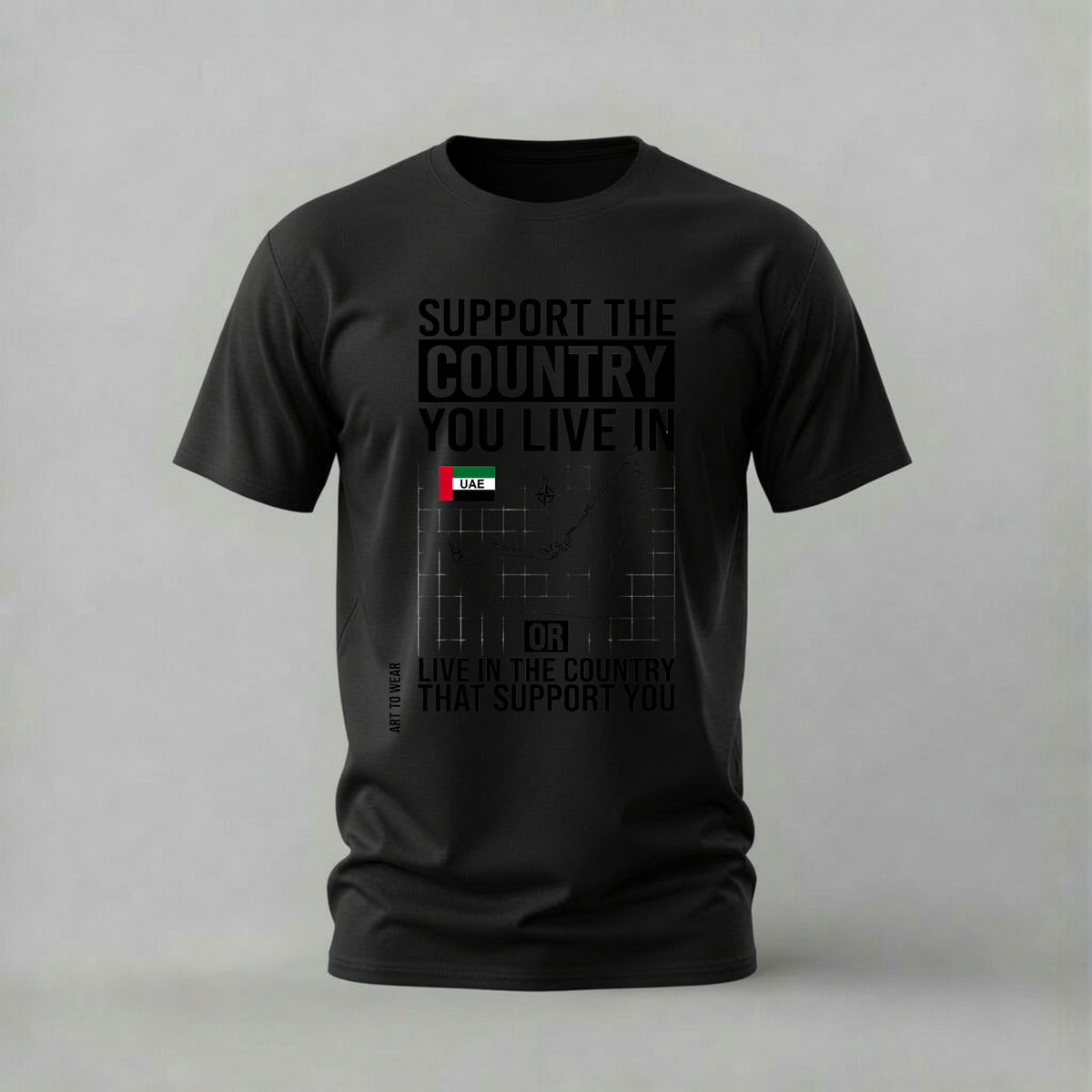 UAE SUPPORT THE COUNTRY Graphic T-Shirt