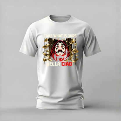 MONEY HEIST Take What Is Ours Graphic T-Shirt