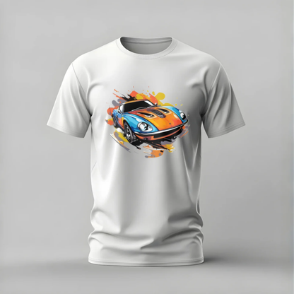 COLORFUL SPORTS CAR Graphic T-Shirt