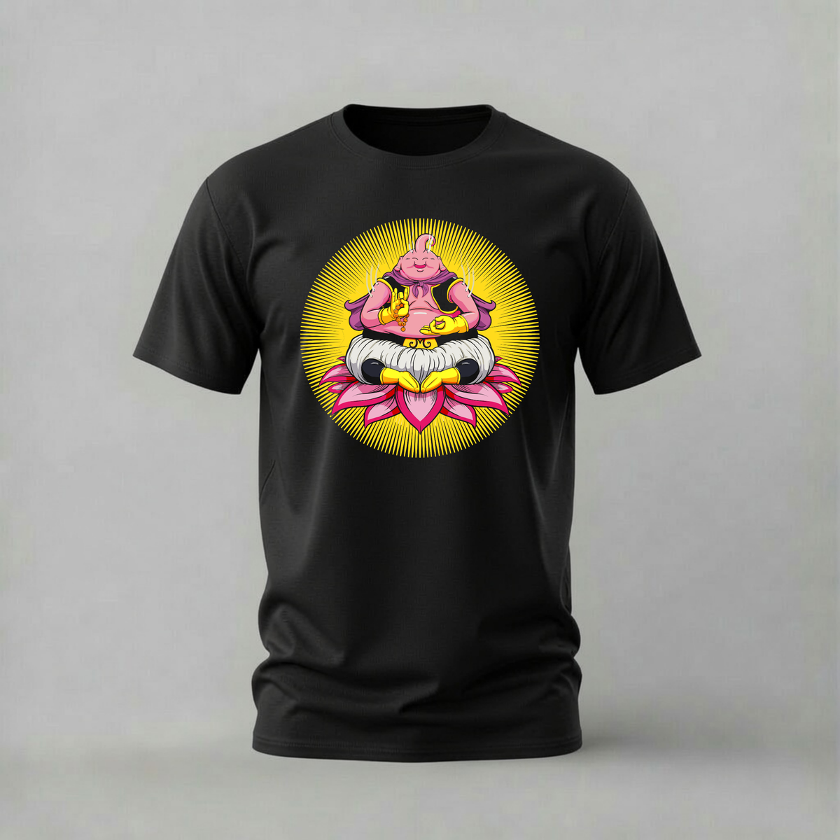 MAJIN BUU MEDITATION Graphic T-Shirt