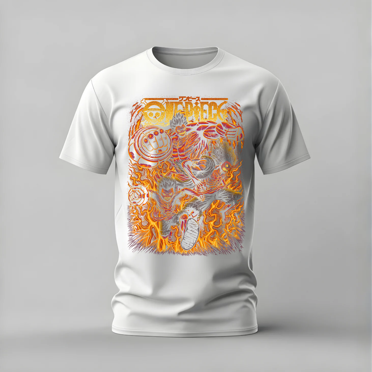 LUFFY GEAR FIRE Graphic T-Shirt