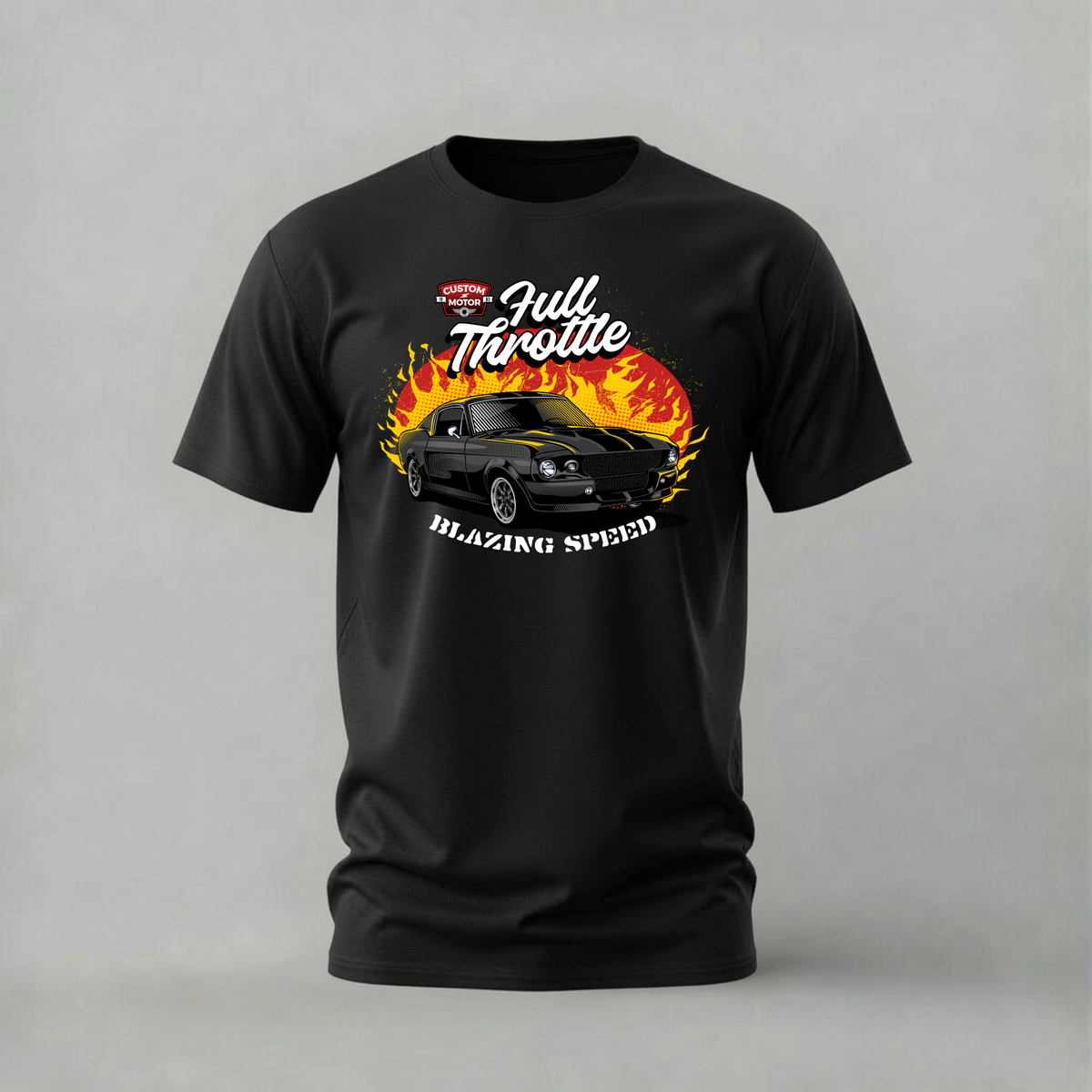 FULL THROTTLE MUSTANG Graphic T-Shirt